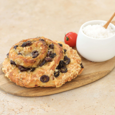 Fougasse Olives noires avec sel - La Tarte Tropézienne