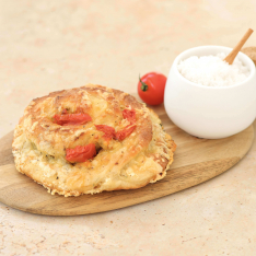 Fougasse Chèvre Tomate