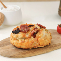 Fougasse Chorizo Emmental Mozza