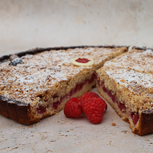 Crumble aux framboises